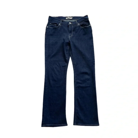 Levi’s Dark Blue Classic Bootcut Jeans Women’s 8/29 Short NWOT - Picture 1 of 8
